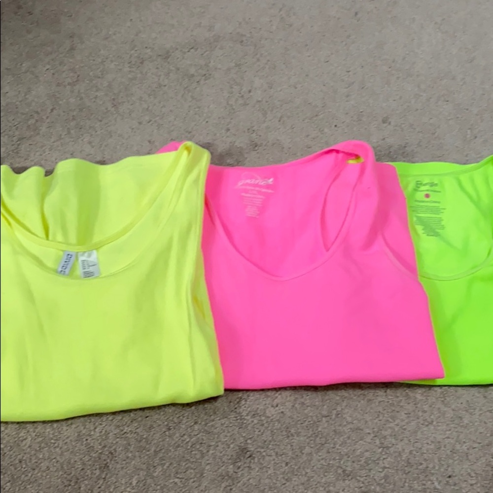 Bundle of 3 neon tanks